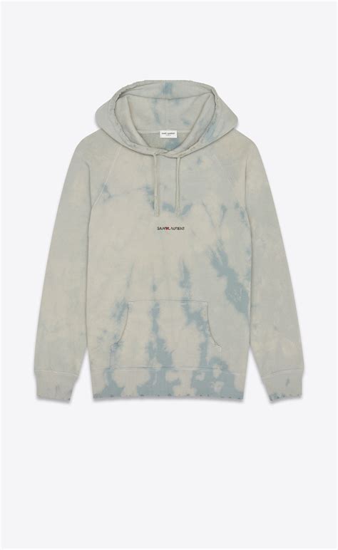 yves saint laurent tie dye sweatshirt